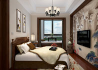 Спальня светло-серые современные настенные покрытия, украшения дома обои