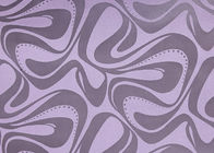Современное заволакивание стены, пурпурные геометрические съемные обои для комнаты постельных принадлежностей